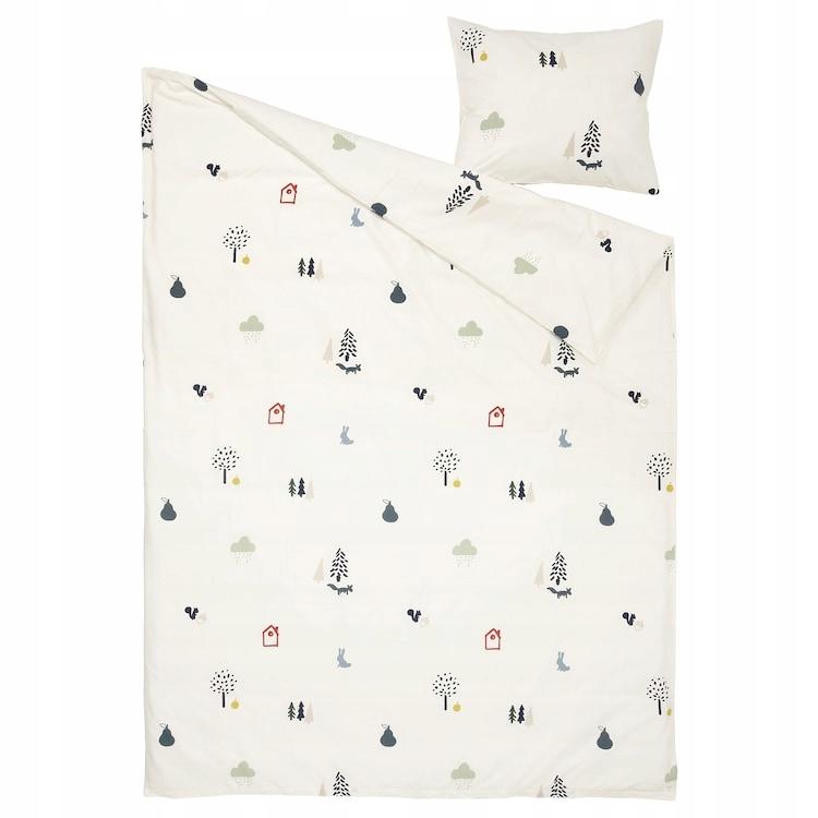 Ikea Barndrom pościel dziecięca 150x200 zwierzęta