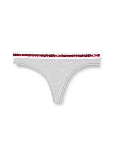 Tommy Hilfiger Damskie stringi, Mid Grey Heather, szary (Mid Grey Heather), S - Majtki damskie - miniaturka - grafika 1
