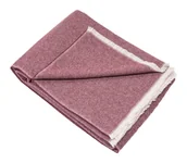 Koce - Eskimo Pled wełniany Venezia Bordeaux - miniaturka - grafika 1
