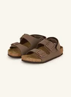 Klapki i japonki damskie - Birkenstock Klapki Milano braun - miniaturka - grafika 1