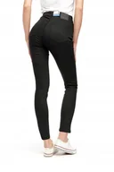 Spodnie damskie - WRANGLER HIGH SKINNY FUTURE BLACK W27H4230N 33/34 - miniaturka - grafika 1