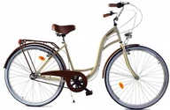 Rowery - Dallas Bike City 3spd 28 cali Kremowo-brązowy - miniaturka - grafika 1