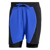 Spodenki męskie - Spodenki męskie adidas  Short & Tight Set Lucid Blue L - miniaturka - grafika 1