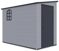 Altany ogrodowe - Domek Gospodarczy Boston 5X8 Light Grey - miniaturka - grafika 1