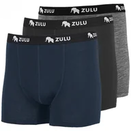 Majtki męskie - Męskie bokserki Zulu Merino 160 3-pack Rozmiar: XL / Kolor: mix1 - miniaturka - grafika 1