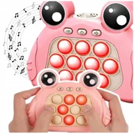 Zabawki interaktywne dla dzieci - GRA POP IT POPIT ELEKTRYCZNA GRA ANTYSTRESOWA ZRĘCZNOŚCIOWA ŻABA - miniaturka - grafika 1