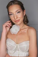 Naszyjniki - MONAMI choker/wstążka - miniaturka - grafika 1