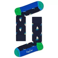 Skarpetki męskie - Happy Socks Męska skarpety żeglarskie, granatowe, 41-46 - miniaturka - grafika 1