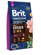 Sucha karma dla psów - Brit Premium By Nature Adult Small S 8 kg - miniaturka - grafika 1