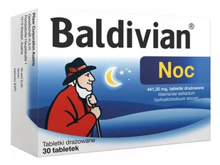 PFIZER Baldivian noc x 30 tabl | DARMOWA DOSTAWA OD 199 PLN! - Układ nerwowy - miniaturka - grafika 1