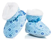 Buty dla chłopców - Ciepłe buciki niemowlęce dla chłopca 0-6 m – 10 cm - miniaturka - grafika 1