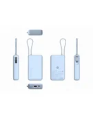 Powerbanki - xiaomi PowerBank 10000 Integrated Cable 67W Ice Blue - miniaturka - grafika 1