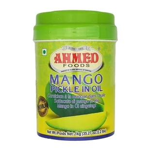 Marynowane mango w oleju Mango Pickle In Oil Ahmed 1kg - Pasztet i przetwory mięsne - miniaturka - grafika 1