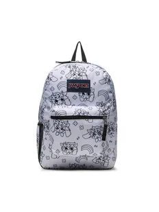 JanSport Plecak Cross Town EK0A5BAI5E91 Biały - Plecaki szkolne i tornistry - miniaturka - grafika 1