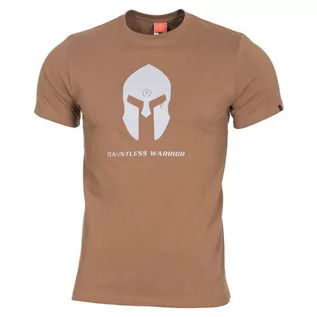 Koszulki męskie - Pentagon - Koszulka Ageron T-Shirt - Spartan Helmet - Coyote - grafika 1