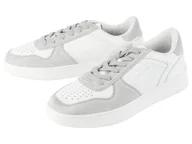 Sneakersy męskie - LIVERGY® Sneakersy męskie skórzane U.S. GRAND POLO (Biały/szary, 46) - miniaturka - grafika 1