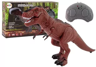 Dinozaur Na Baterie Tyranozaur Rex Zdalnie Sterowany Dźwięk - Zabawki zdalnie sterowane - miniaturka - grafika 1