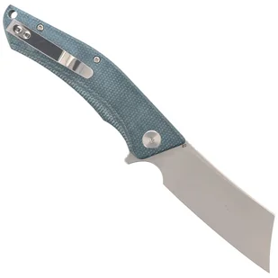 Nóż składany Bestech Cubis Blue Micarta, Stonewashed/Satin D2 (BG42C) - Noże - miniaturka - grafika 3