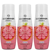 Syropy i koncentraty owocowe - 3x SYROP SODASTREAM PINK GRAPEFRUIT GREJPFRUT BEZ CUKRU KONCENTRAT 440 ml - miniaturka - grafika 1