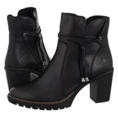 Botki damskie - Botki Czarne Y2567-00 Black (RI291-a) Rieker - miniaturka - grafika 1