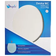Deski sedesowe - Deska WC Model 222 Duroplast Top biała - miniaturka - grafika 1