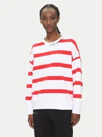 Bluzy damskie - EA7 Emporio Armani Bluza 7W000163 AF12951 F5016 Biały Regular Fit - miniaturka - grafika 1