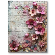 Obrazy i zdjęcia na płótnie - Obraz do salonu natura kwiaty różowe róże beżowy zielony - miniaturka - grafika 1