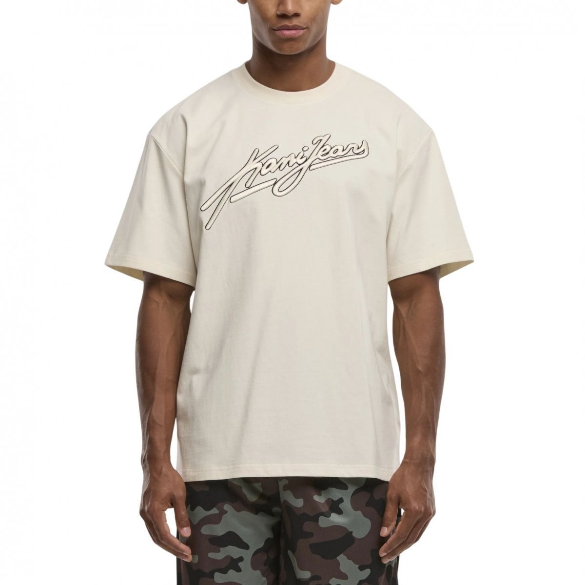 Karl Kani t-shirt męski PD00014009 L biały