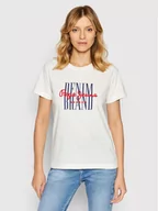 Koszulki i topy damskie - Pepe Jeans T-Shirt Camille PL505147 Biały Regular Fit - miniaturka - grafika 1