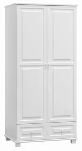 Szafa drewniana 2D nr5 wieszak S80 biała - Szafy - miniaturka - grafika 1
