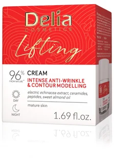 Delia Lifting Modelująco-przeciwzmarszczkowy krem na dzień i na noc 50ml - Kremy do twarzy - miniaturka - grafika 1