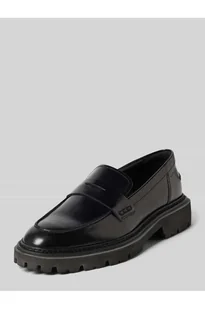 Mokasyny skórzane z paskiem na cholewce model Ivyhill - Gant - Mokasyny damskie - miniaturka - grafika 1