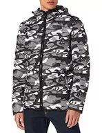 Kurtki męskie - Lonsdale Męska kurtka Loman, moro szary, XL - miniaturka - grafika 1