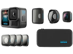 GOPRO HERO 13 BLACK + HB-SERIES Lens Collection Czarny - Kamery sportowe - miniaturka - grafika 1