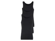 Koszulki męskie - LIVERGY® Podkoszulki męskie z bawełny, 3 sztuki (Czarny, 7/XL) - miniaturka - grafika 1