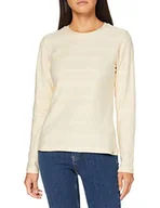Koszulki i topy damskie - Scotch & Soda Classic Long Sleeve Jacquard Tee With Crewneck T-Shirt damski - miniaturka - grafika 1