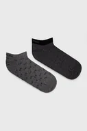 Skarpetki męskie - Calvin Klein Skarpetki (2-pack) męskie kolor szary - miniaturka - grafika 1