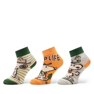 Skarpetki dla dzieci - Zestaw 3 par niskich skarpet dziecięcych Original Marines DEACL152NM Kolorowy - miniaturka - grafika 1