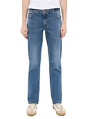 Spodnie damskie - Mustang Dżinsy - Regular fit - w kolorze błękitnym - miniaturka - grafika 1