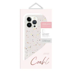 UNIQ etui Coehl Terrazzo iPhone 14 Pro Max 6,7" piaskowy/sandstone - Etui i futerały do telefonów - miniaturka - grafika 5