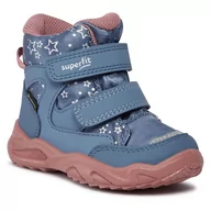 Buty dla dziewczynek - Śniegowce Superfit GORE-TEX 1-009236-8010 M Blue/Pink - miniaturka - grafika 1