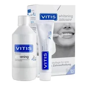Wybielanie zębów - VITIS Whitening ZESTAW 2w1 płyn i pasta do zębów!! - miniaturka - grafika 1