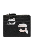Etui na dokumenty i karty - KARL LAGERFELD Etui na karty kredytowe A4W32079 Czarny - miniaturka - grafika 1
