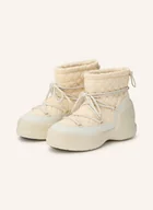 Botki damskie - Moon Boot Buty Moon Boots Mezzaluna beige - MOON BOOT - miniaturka - grafika 1
