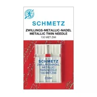 Akcesoria i części do maszyn do szycia - Igła podwójna Schmetz DUŻE OKO do nici metalicznych 2,5/80 - miniaturka - grafika 1