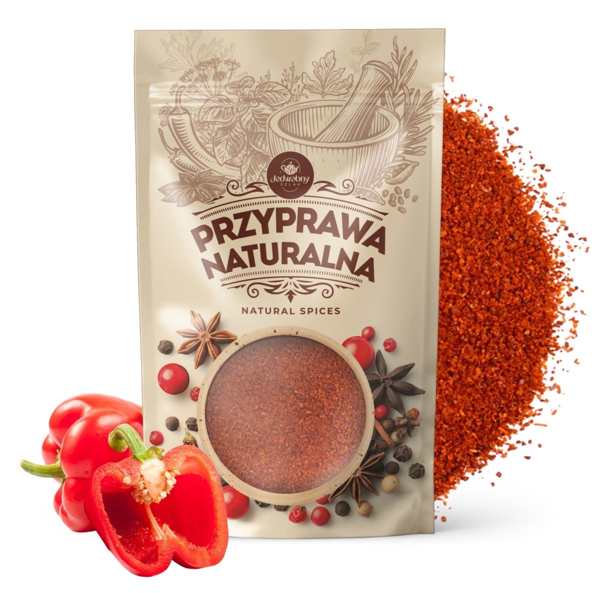 PAPRYKA SŁODKA WĘDZONA mielona aromatyczna 100g wysoka jakość NATURALNA