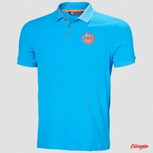 Koszula męska Helly Hansen Hp Race Polo 2.0- Navy - Koszule męskie - miniaturka - grafika 1