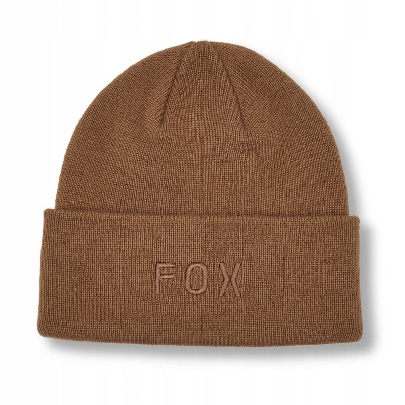 Czapka Zimowa Fox Wordmark Beanie Walnut Os