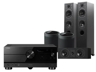 Kino domowe Yamaha RX-A6A + Diva 5 + 7 + 2 x MusicCast 20 - Kino domowe - miniaturka - grafika 1