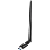 Pozostałe akcesoria sieciowe - Karta sieciowa Cudy adapter Wi-Fi na USB 3.0 AC1300 - miniaturka - grafika 1